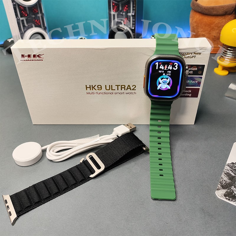 قیمت و خرید ساعت هوشمند HK9 Ultra2, دارای 2 گیگ حافظه داخلی, دو بند - تکنو  جنوب, لوازم جانبی, ساعت هوشمند